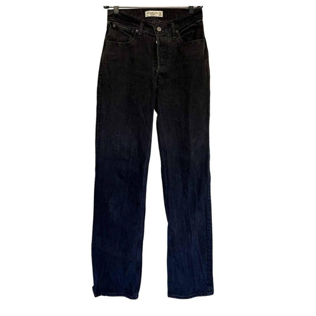 ABERCROMBIE & FITCH '90s Baggy Low Rise Jeans - Charcoal - Size 24