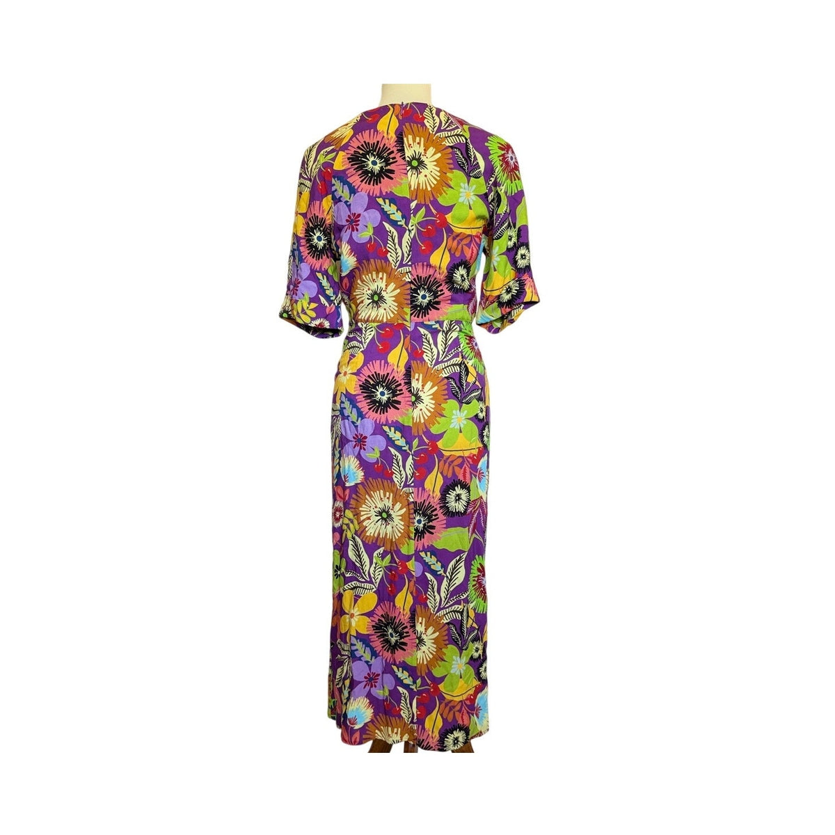 Le Superbe Gypsy Muse Dress - Cherry Lotus Land Print - Size 0