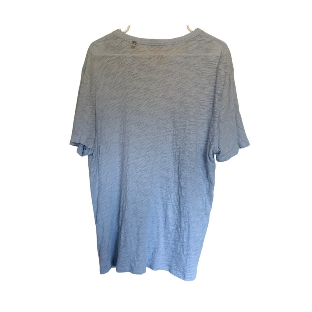 ATM ANTHONY THOMAS MELILLO Slub Jersey Crew Neck Tee - Cool Water - Size Large