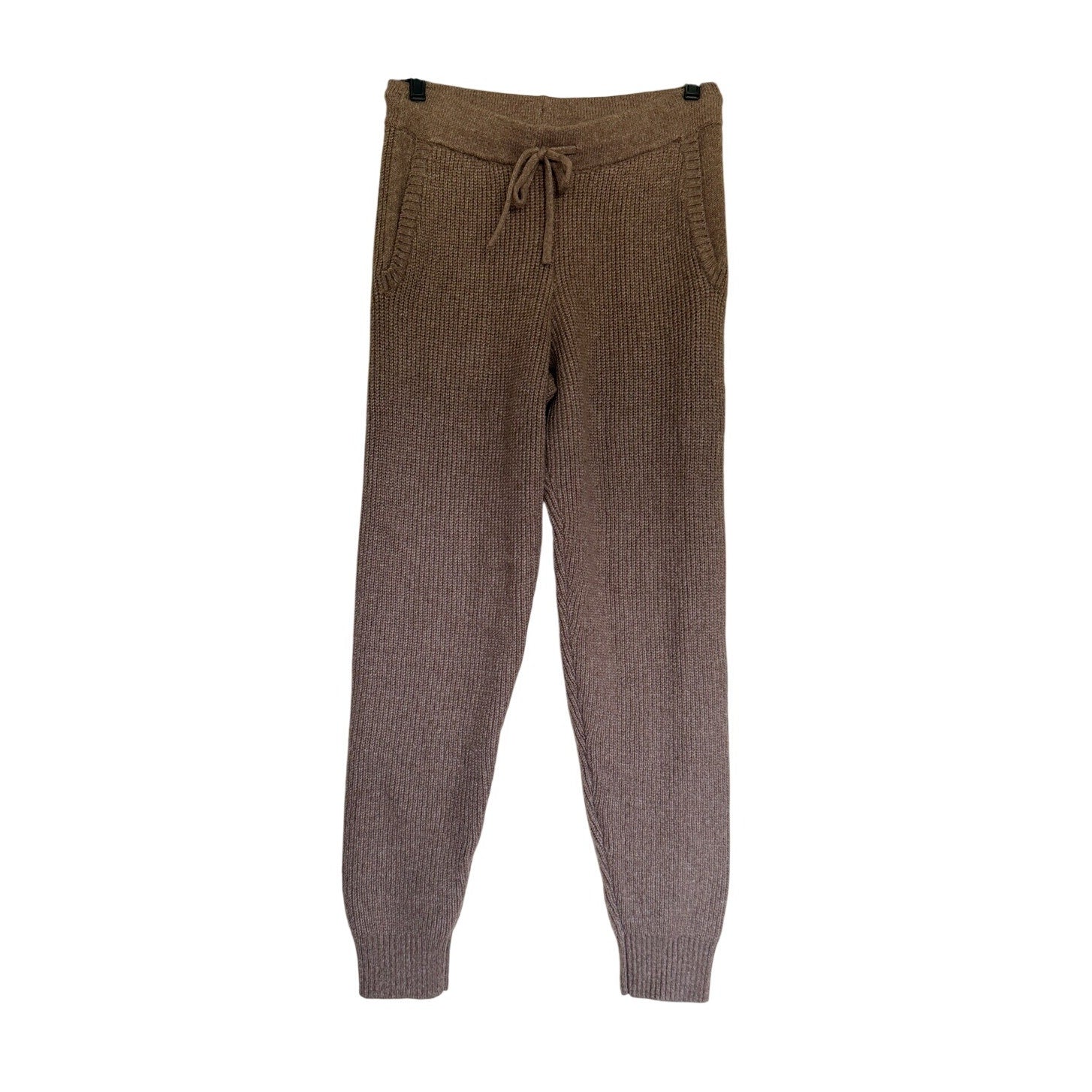 Haven Well Within Organic Cotton Blend Ribbed Joggers - Tan - Small