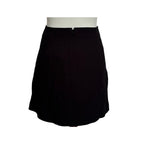 J.CREW Button-Font Crepe Skirt - Black - Size 0