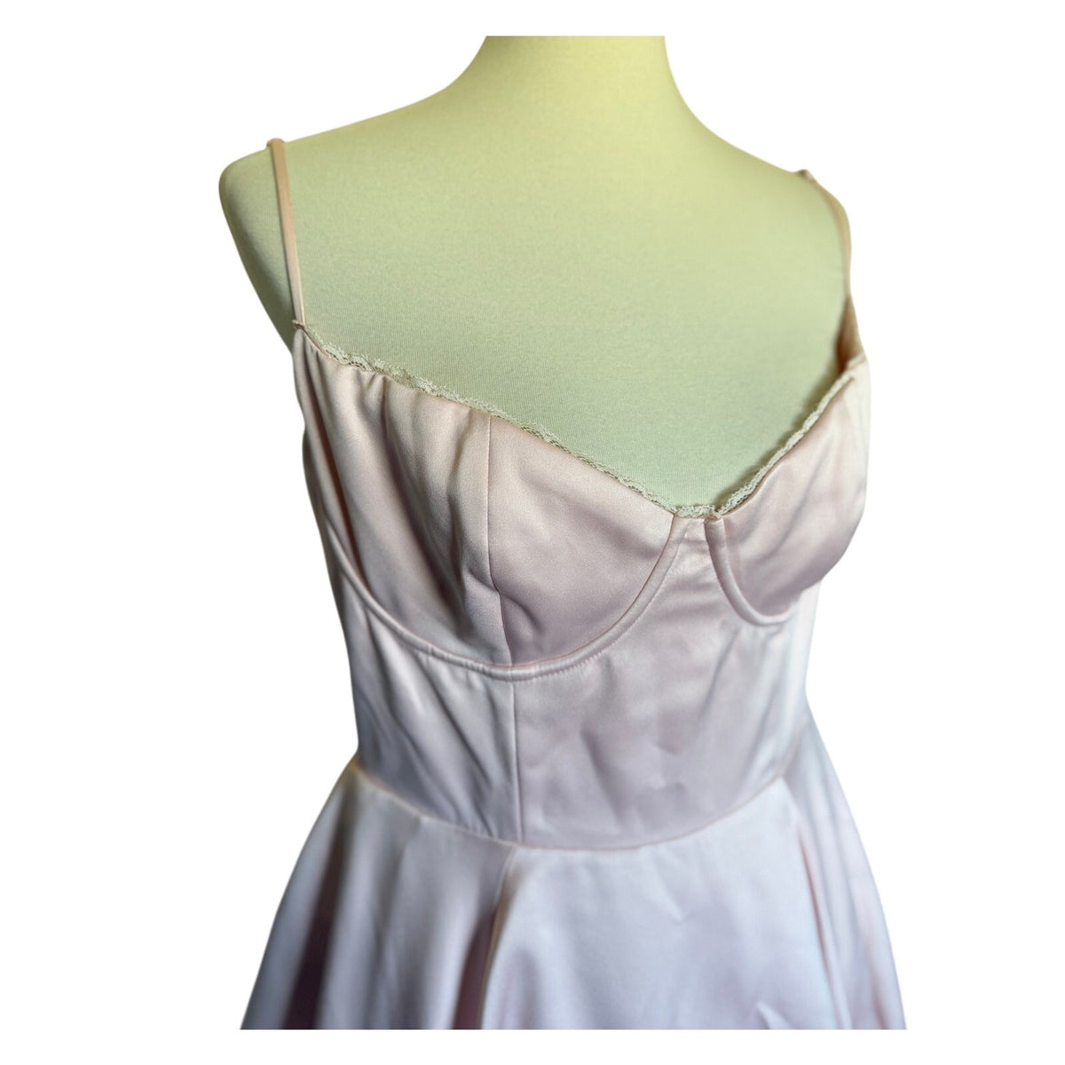 House of CB Mademoiselle Midi Dress - Ballerina Pink - Size L+