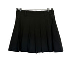Aritizia Sunday Best Olive Pleated High Waist Micro Skirt - Black - Size 6