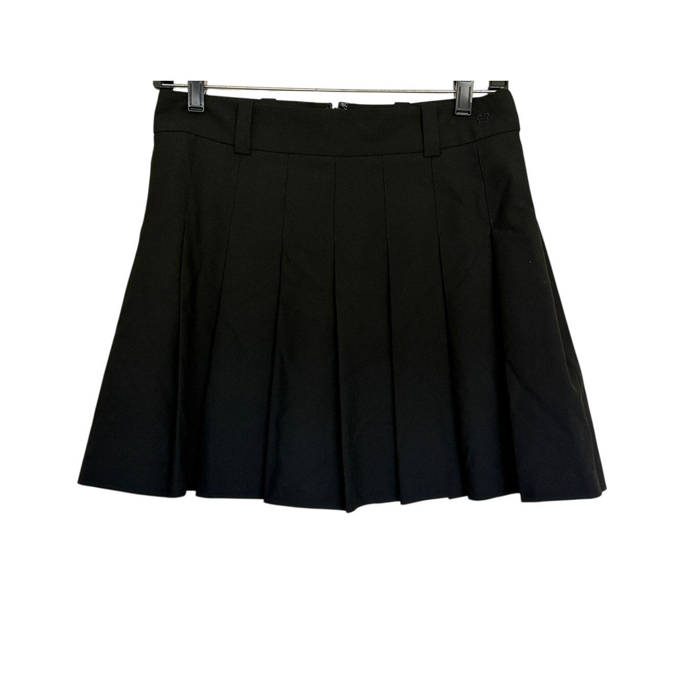 Aritizia Sunday Best Olive Pleated High Waist Micro Skirt - Black - Size 6