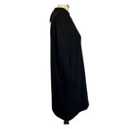 Pomander Place Bradley Knit Cotton Polo Dress - Size XS - Black