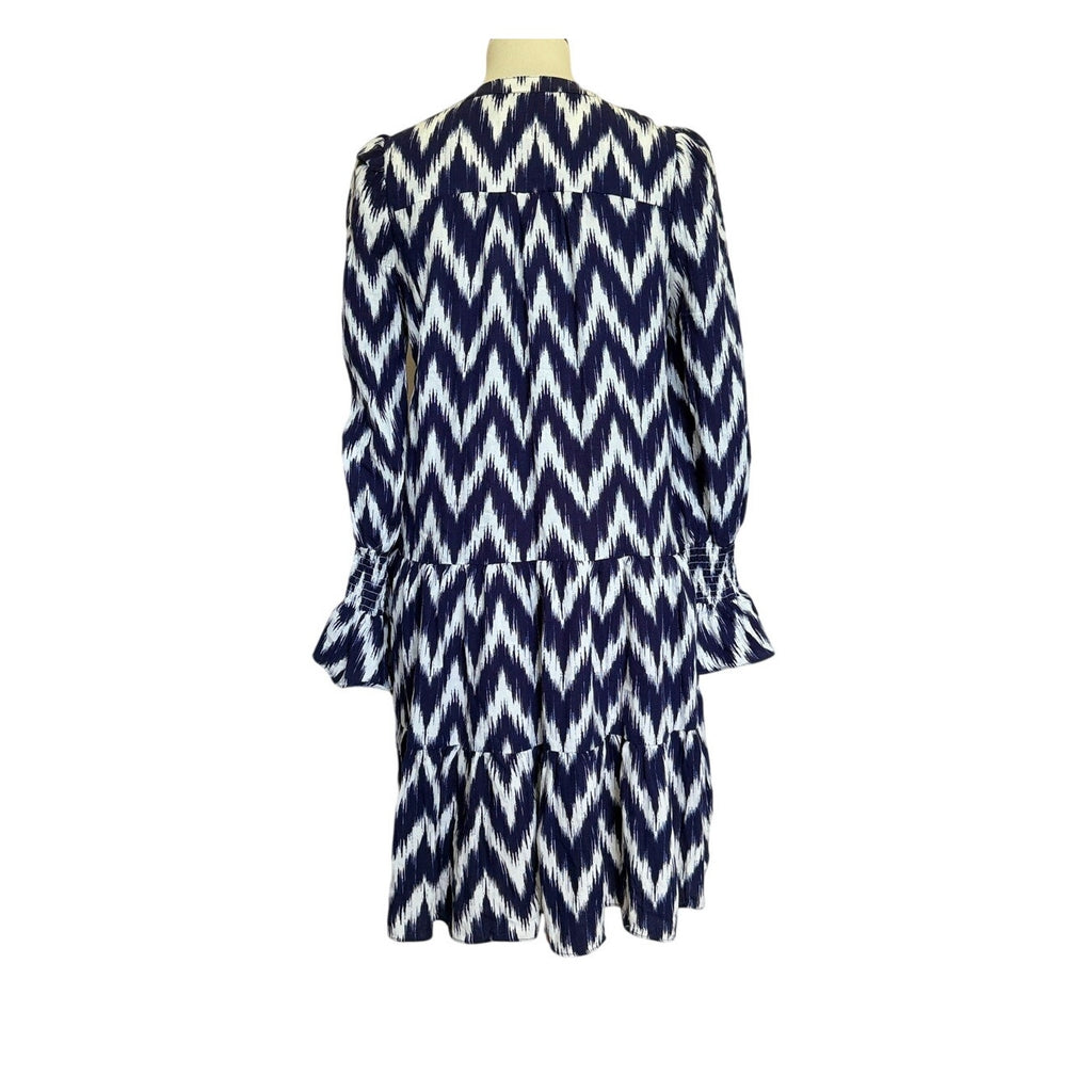 Tuckernuck Pomander Place Navy Ikat Kenzo Dress - Small