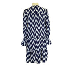 Tuckernuck Pomander Place Navy Ikat Kenzo Dress - Small