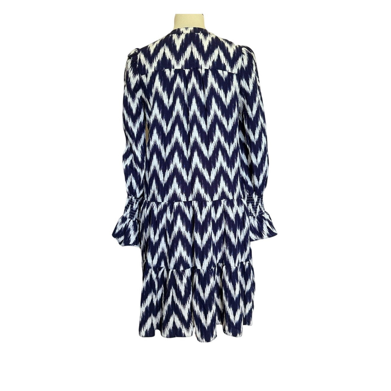 Tuckernuck Pomander Place Navy Ikat Kenzo Dress - Small