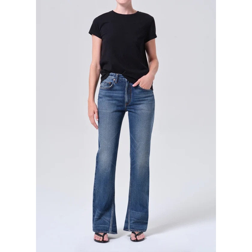 AGOLDE Mid Rise Kick Boot Jeans -  Stencil - Size 29
