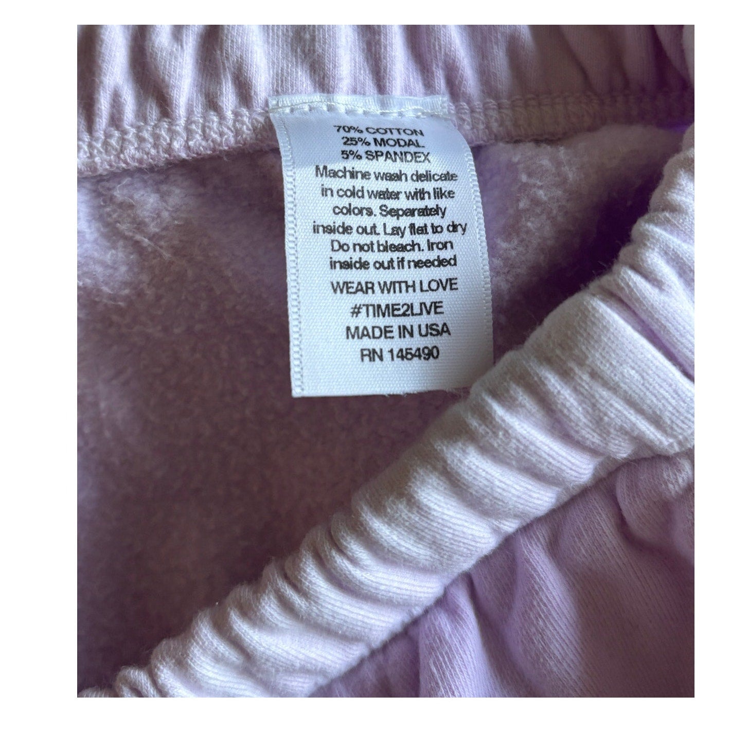 Electric & Rose Siesta Sweatpants - Ombre Lavender Blue - Size Extra Small