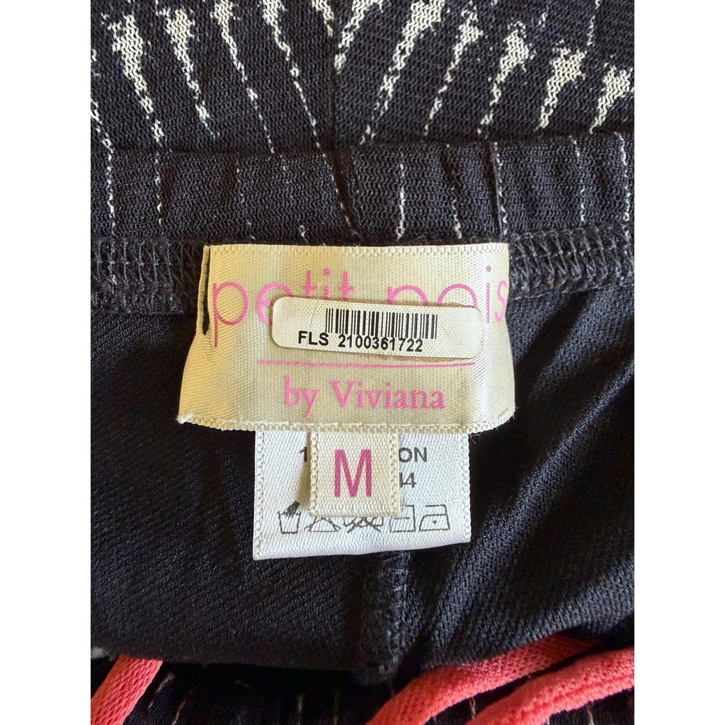 Petit Pois by Viviana G Mesh Print Pants - Medium