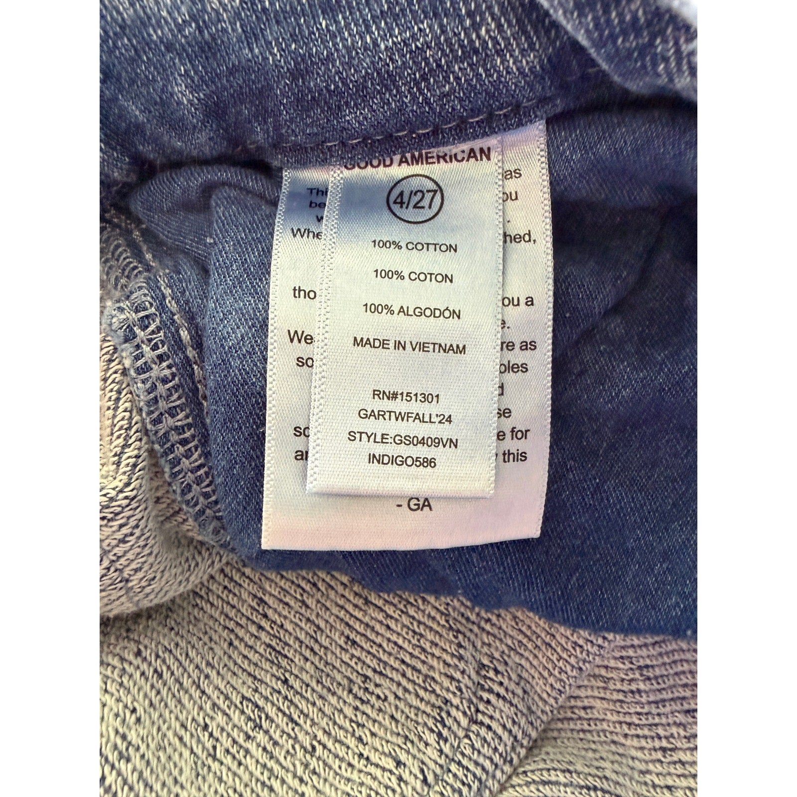 Good American Jeanius Good Skate Jeans - Indigo586 - 4 / 27