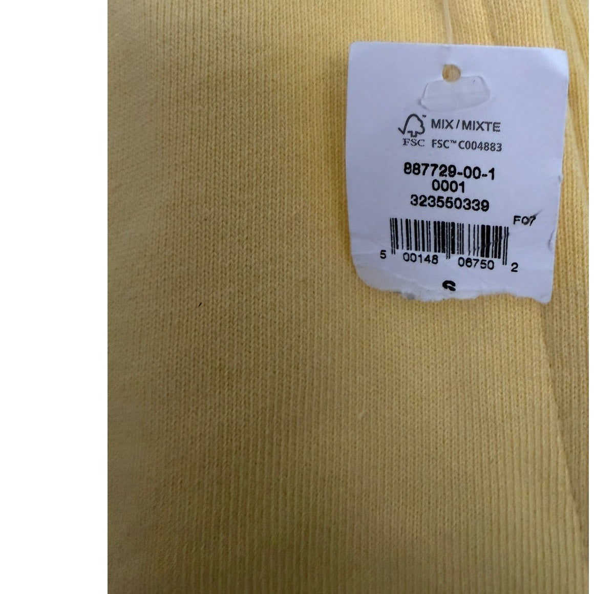 New GAP 3.5" VintageSoft Terry Relaxed Sweat Shorts - Butter Yellow - Size Small