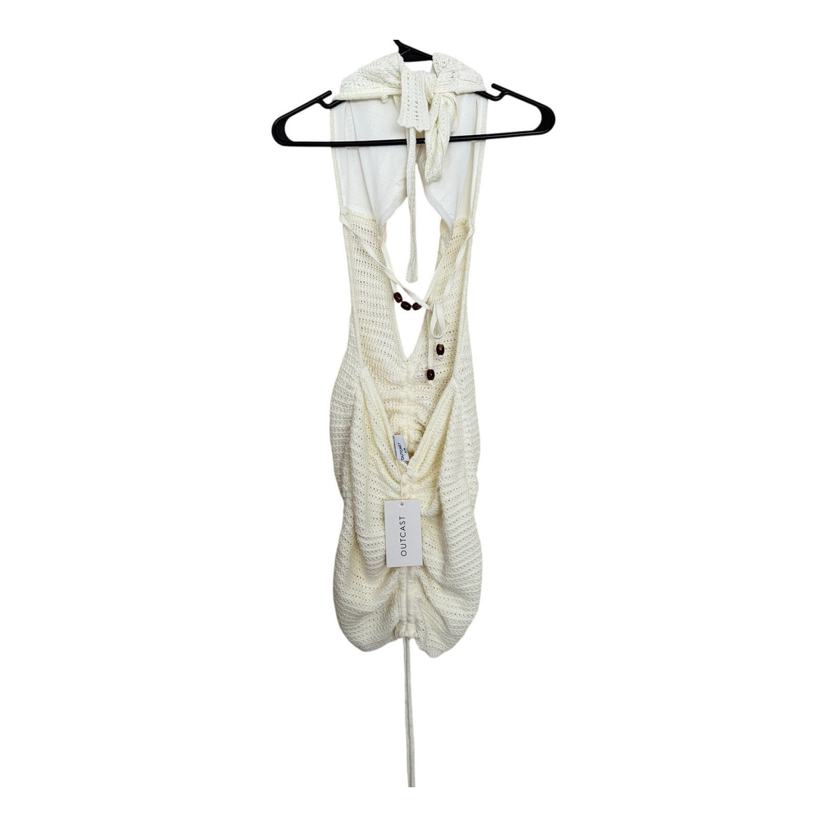 New Outcast Alia Mini Dress - White (Off White) - Size Small / Medium