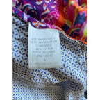 Aratta Silent Journey Mixed Print Button Down Shirt - Multicolor - Small