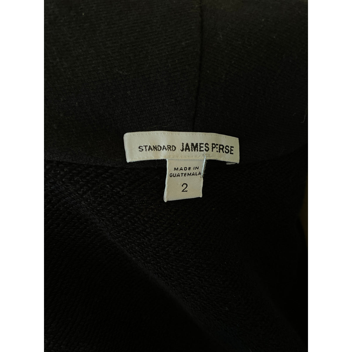 James Perse Open Front Cocoon Cotton Cardigan - Black - Size 2 / Medium
