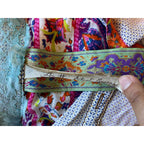 Aratta Silent Journey Mixed Print Button Down Shirt - Small